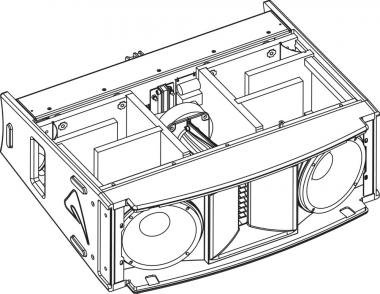 AXIOM AX2065AAXIOM Aktív line array hangfal 2X6,5