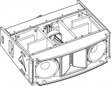 AXIOM AX2065AWHAXIOM Aktív line array hangfal 2X6,5