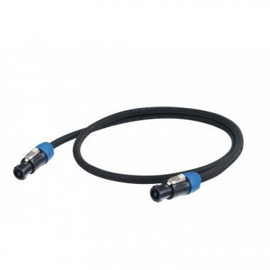 Proel IM kabel 0,25 m, 4P, černý, Neutrik SPEAKON konektory, 2x NL4FX