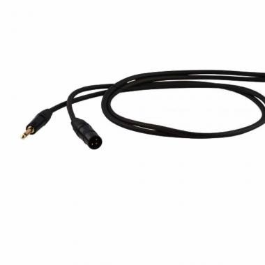 DH mikrofonní kabel, 10 m, symetrický, 6,3mm jack - 3P XLR