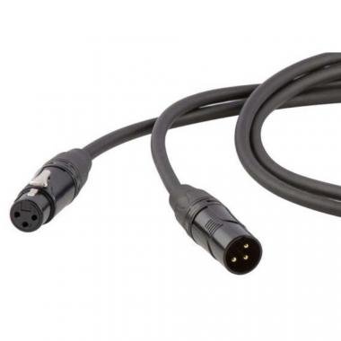DH mikrofonní kabel, 10 m, symetrický, 3P XLR samec - 3P XLR samice