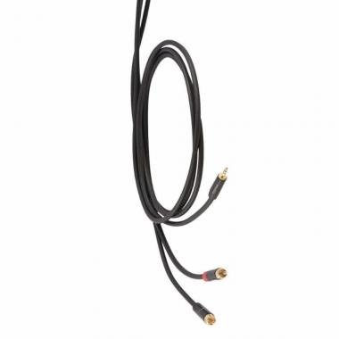 DIE HARD DHS520LU5 jelkábel, 5 m, ONEHERO Y kábel, 3,5mm sztereó jack - 2x RCA dugó