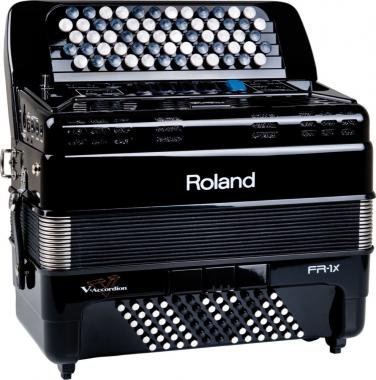 Roland FR-1XB BK digitális tangóharmonika beépített hangszóróval gombos - fekete