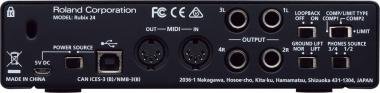 Roland RUBIX24 USB audió interfész 2 bemenet / 4 kimenet