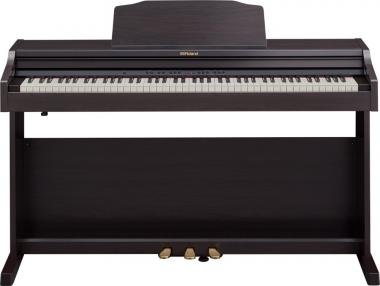 Roland digitální piano 2 reproduktory, PHA-4 klaviatura, 72 rytmů, moderní růžové dřevo