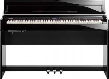 Roland DP603-PE digitális modern keskeny zongora 2 hangszórós PHA-50 billentyűzet - fényes fekete