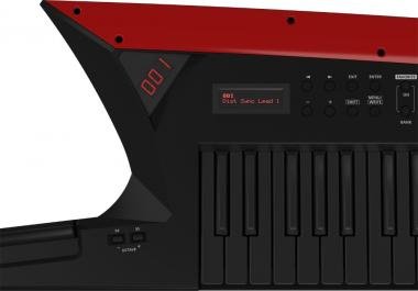 Roland AX-EDGE-B szintetizátor 49 billentyű hordozható Keytar - fekete