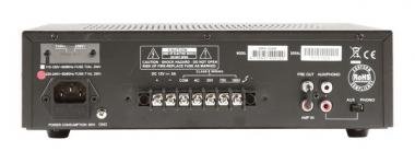 PROEL PA AMP03VR installációs keverőerősítő, integrált lejátszó, USB, 2 mic in, 1 aux in, 70V, 100V