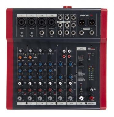 PROEL MQ10FX Analóg keverő 10 bemenet, FX,