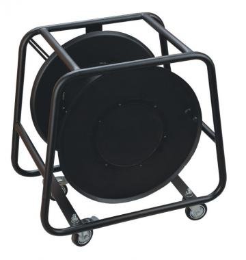 PROEL AV310N Üres kábeldob, dobØ235mm, fém keret, kerékkel (kábel Ø8mm=227méter, Ø24mm=25méter)