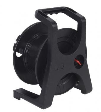 PROEL AV185 Üres kábeldob, külső Ø235mm (kábel Ø3mm=315méter, Ø7mm=57méter) fekete