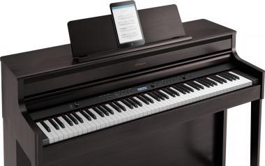 Roland HP704-DR SET digitális zongora 4 hangszórós PHA-50 billentyűzet,324 hang,384 hang polifónia -sötét rózsafa