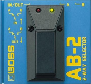 BOSS AB-2 2-jelút választó kapcsoló pedál