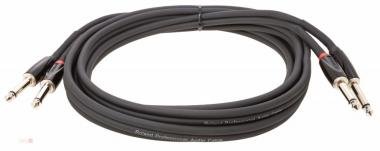 Roland kabel 3m, DUAL 6,3mm TR jack
