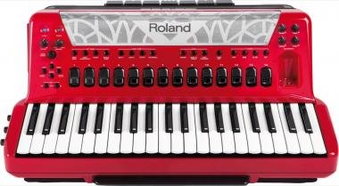 Roland FR-8X RD digitális tangóharmonika beépített hangszóróval - piros