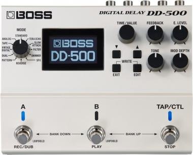 BOSS DD-500 Digital Delay dupla effekt pedál
