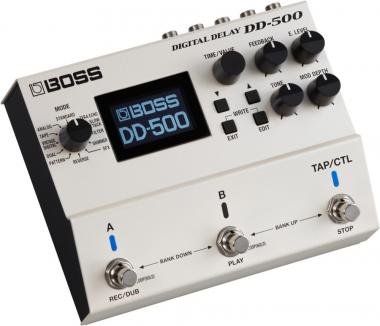 BOSS DD-500 Digital Delay dupla effekt pedál