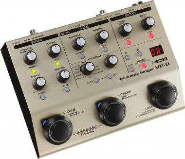 BOSS VE-8 akusztikus ének effekt pedál