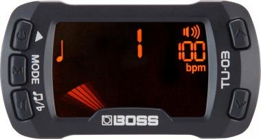 BOSS TU-03 csíptetős kromatikus hangoló és metronóm