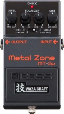 BOSS MT-2W Metal Zone effekt pedál Waza Craft