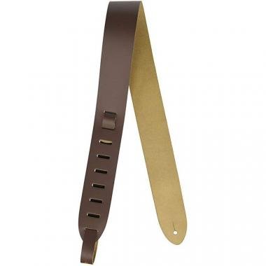 Levy's M12-BRN Gitárpánt, bőr, 125cm, barna