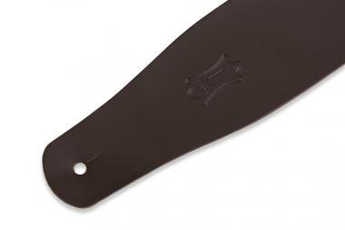 Levy's M26-DBR Gitárpánt, bőr, 6cm széles 96-130cm hosszú, sötét barna
