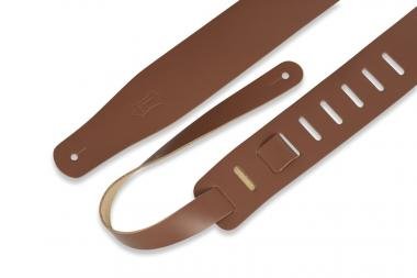 Levy's M26-WAL Gitárpánt, bőr, 6cm széles, 96-130cm hosszú, diószín
