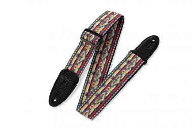 Levy's M8HT-22 Gitárpánt, szőtt, polipropilén hátoldal, 5cm széles, 160cm hosszú, mintás