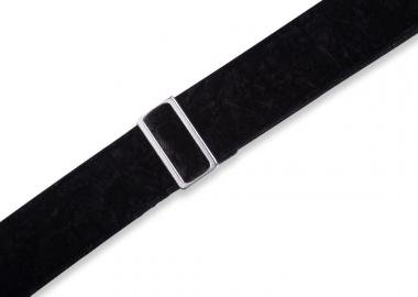 Levy's M7VC-BLK Gitárpánt, bársony, 5cm széles, 91-152cm hosszú, fekete