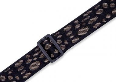 Levy's MC8VIN-002 Gitárpánt, nyomtatott mintával, bőr végekkel, pamut, 5cm széles, 88-152cm hosszú,