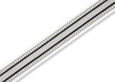 Levy's MC8VIN-008 Gitárpánt, nyomtatott mintával, bőr végekkel, pamut, 5cm széles, 88-152cm hosszú,