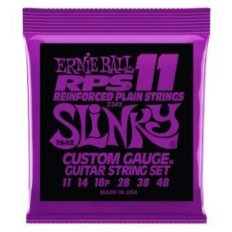 Ernie Ball 2242 Elektromos gitár húrkészlet, Power Slinky RPS, Nikkellel bevont acél, 11-48