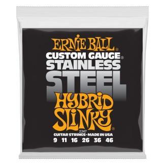 Ernie Ball 2247 Elektromos gitár húrkészlet, Hybrid Slinky, Rozsdamentes acél, 09-46