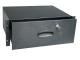 Proel Rack zásuvka, 4U, uzamykatelná, černá, kov, vnitřní, 340x405 mm