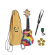 Ortega K2-68 KEIKI ukulele set Peace 68, včetně tašky, ladicího zařízení, 5 trsátek a popruhu