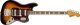 Squier Classic Vibe Bass VI LRL 3-Barvový Sunburst basová kytara