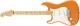 Fender Elektrická kytara Player Stratocaster MN, Capri Orange, levá ruka