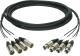 Klotz kabel - symetrický 4 x XLR 3p samec - 4 x XLR 3p samice - 10m
