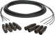 Klotz analogový kabel - symetrický 4 x XLR 3p samice - 4 x XLR 3p samec - 30m
