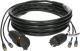 Klotz hybridní kabel 6G SDI a napájení 2 x UHD BNC + Schuko - 15m