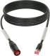 Klotz kabel CAT5e S/UTP etherCON-RJ45 0,5m černý