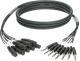 Klotz kabel 8-cs. analogový loom, symetrický 8 x XLR 3p, 8 x TRS, 6m