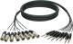 Klotz IM kabel 8-kanálový analogový loom, symetrický 8 x XLR 3p samice - 8 x TRS, 5m