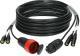 Klotz hybridní kabel CAT7 a napájení 2 x etherCON + Schuko - 30m