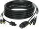 Klotz hybridní kabel CAT7 a napájení 2 x etherCON + Schuko => IEC - 15m