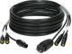Klotz hybridní kabel CAT7 a napájení 2 x etherCON + Schuko => powerCON TRUE1 - 50m