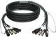 Klotz hybridní kabel CAT5e, 2 x etherCON, 2 x XLR 3p, powerCON TRUE1, 70m