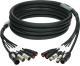 Klotz hybridní kabel CAT5e a DMX a napájení 3G2.5, 2 x etherCON, 2 x XLR 5p, powerCON TRUE1 - 20m