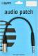 Klotz kabel - XLR samec, jack samec, 0,6m