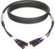 Klotz kabel CAT5e, flexibilní, dvojité stínění, 15m